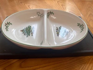 SPODE ALBERO DI NATALE COLLEZIONE DIVISO FORNO A TAVOLA PIATTO DA PORTATA A9 INGHILTERRA - Foto 1 di 6