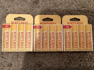 Burt's Beeswax 4 Pack Lip Balm - New in Box - LOT OF 3 - Picture 1 of 1