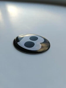 B7B Bentley Continental GT Bonnet Hood emblem Badge Sticker 42mm x32mm - Picture 1 of 4