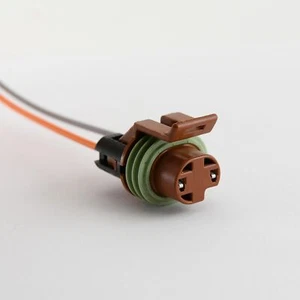 Conector interruptor de presión de aceite de motor GM cola de cerdo 2 cables marrón 1985-1990 - Imagen 1 de 3