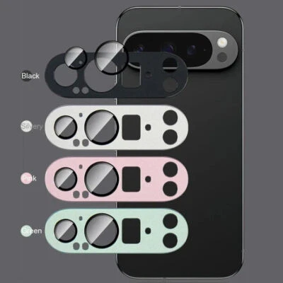 Alloy Metal Camera Lens 9H Glass Protector Ring Film for Google Pixel 9 Pro XL 8 - Image 1 of 4