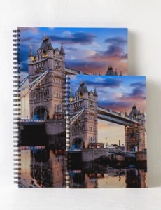 "LONDON" A5 - A4 Spiral Binding Notebook Notepad Office School Diary Various - Picture 1 of 10