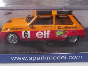 RENAULT 5 Alpine Turbo J Ragnotti N° 6 Calberson Production 1984 (Spark) 1/43 - Foto 1 di 2