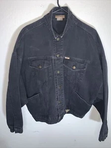 VTG Men’s 1980’s GUESS BY GEORGES MARCIANO denim jacket size M USA MADE *FLAW* - Picture 1 of 11