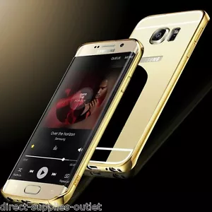 Metal Aluminum Ultra-thin Mirror Metal Case Cover For Samsung Galaxy S6 Edge - Picture 1 of 10