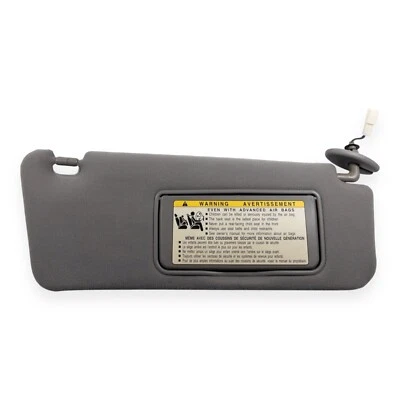 2002-2006 Lexus ES300 ES330 Passenger Right Side Sun Visor Gray Cloth Lighted - Image 1 of 4