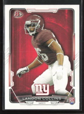 2015 Bowman #38 Landon Collins Rookies New York Giants RC (G) - Image 1 of 2