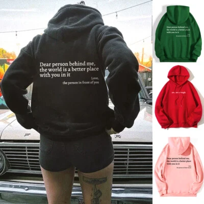 Женская толстовка с капюшоном Dear Person Behind Me, Dear Person Behind Me подарок - Изображение 1 из 4
