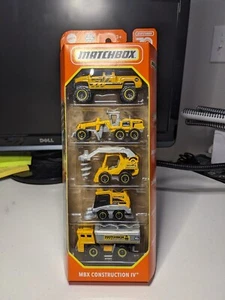 2023 MATCHBOX Yellow MBX CONSTRUCTION IV, 5 PACK 1:64 DIECAST, Free Shipping USA - Picture 1 of 3