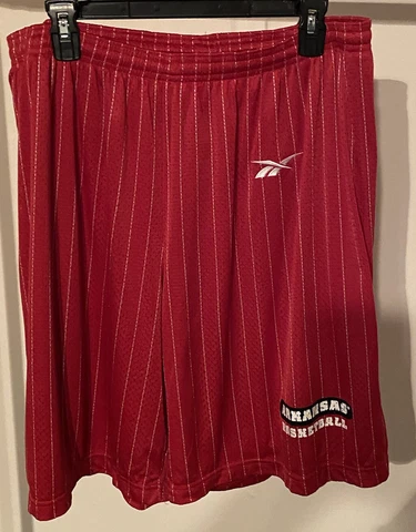 Arkansas Razorbacks Team Issued Vintage Men’s Basketball Practice Shorts sz XXL Cover