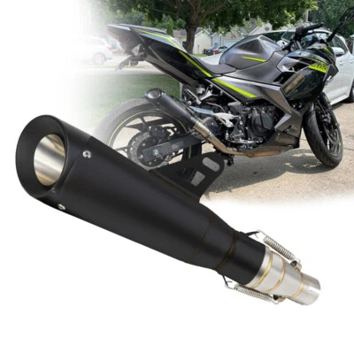 Tubo silenciador de escape Racing para Kawasaki Ninja 250 250R 300 / Z250 Z300 2008-17 Foto 1 de 4