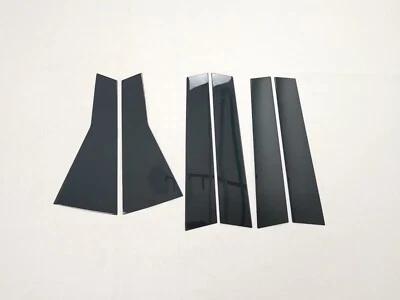 Center Pillar Window Post Molding Cover Trim For 2017-2021 Honda CRV CR-V Black - Image 1 of 2