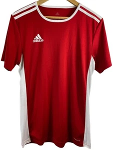 Adidas Climacool mens small red white short sleeve shirt s - Picture 1 of 6