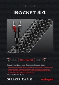 AudioQuest Rocket 44 Full-Range Speaker Cable - 6' Pair - Authorized Dealer - Picture 1 of 7