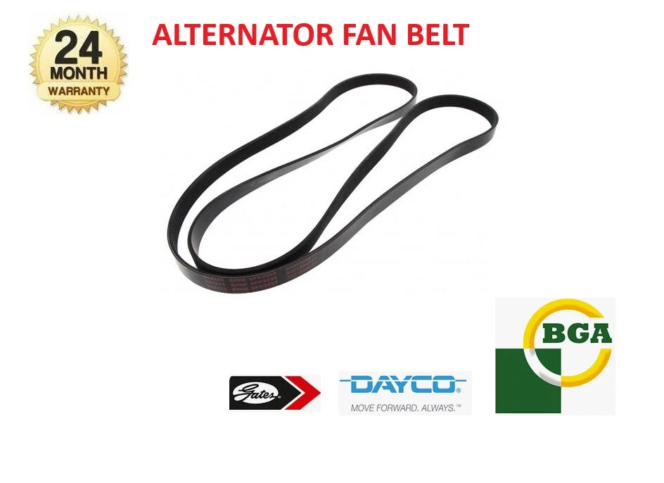 CINTURÓN VENTILADOR ALTERNADOR ACANALADO EN V para furgoneta de carga estándar Chevrolet G30 4,3 1992-1995 Foto 1 de 4