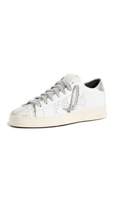 P448 Women's Jack Sneakers, Molly, Print, White, 5 Medium US - Picture 1 of 4