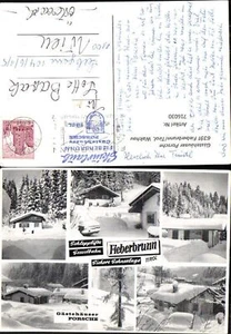 716030 Mehrbild AK Fieberbrunn in Tirol Gästehäuser Porsche Winteransicht - Bild 1 von 1