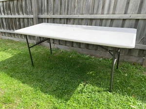 Lifetime Trestle Market Table Foldable Folding 150x75cm - Picture 1 of 3