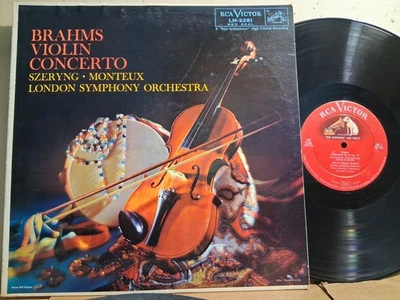 RCA LM-2281 Brahms Violin Concerto SZERYNG MONTEUX 1S 1S SD 1959 NM - Image 1 of 2