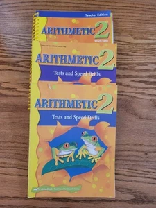Abeka Arithmetic 2 Teacher Key Student Test & Speed Drill, Teacher Test Key Math - Picture 1 of 19