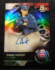 2023 Bowman Platinum CADE HORTON AUTO #TOP-27 Autograph Cubs CHIAMATO🔥 - Foto 1 di 2