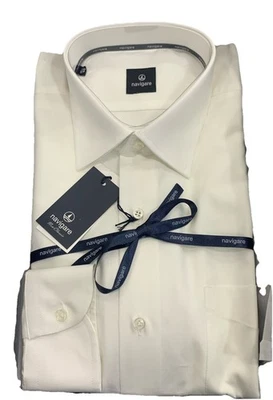 Camicia Uomo Navigare Collo Italiano Tessuto Canneté Con Taschino  - Immagine 1 di 3