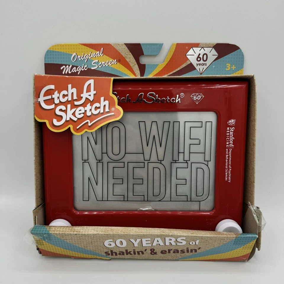 Etch A Sketch Edición 60 Aniversario Dibujo Rojo MagicScreen 2020 NUEVO EN CAJA Foto 1 de 4