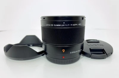 Panasonic Leica DG SUMMILUX 9mm F1.7 Asph. H-X09 - MFT GH5 II - Great Condition! - Image 1 of 4