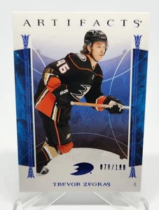 2022-23 Upper Deck Artifacts Blue /199 Trevor Zegras #59 Ducks/Flyers - Picture 1 of 2