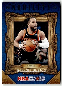 2024-25 Panini Hoops NBA No. 10 Jalen Brunson Nobility Silver - Bild 1 von 2