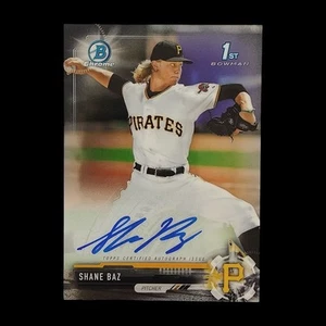 2017 Bowman Chrome Shane Baz 1st Auto Autograph CDA-SB - Picture 1 of 2