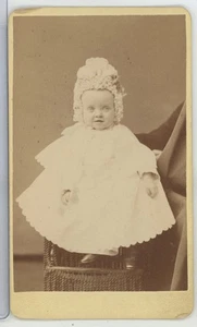 Jane Clark A.W. Jordan NY CDV Carte De Visite um 1865 - Bild 1 von 2