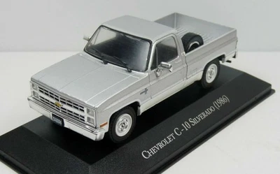 ,SALVAT, CHEVROLET C-10 Silverado 1986 Plata, 1/43, MAGARGAQV16 - Imagen 1 de 3