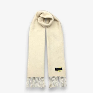 Vintage Lanvin Cashmere Scarf Classic Fringe Winter Warmer Neckwear Scarves - Picture 1 of 5