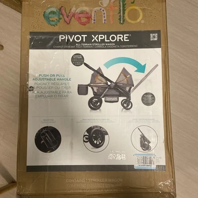 Evenflo Pivot Xplore All-Terrain Double Stroller Wagon - Adventurer Gray... - Image 1 of 4