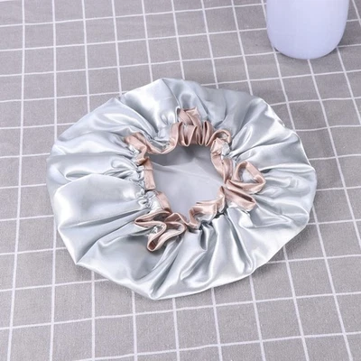 Wiederverwendbares Duschhaube Frauen Duschmütze Schicht Duschkappe Für - Bild 1 von 4