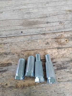 Lot Of 4 Rare Shimano Torpedo Axle Nuts- Art Deco Design- Cruiser Bike- Stylish  - Image 1 of 4