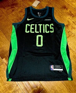 Men’s Jayson Tatum Boston Celtics Black “City Edition” Jersey Small - Picture 1 of 2