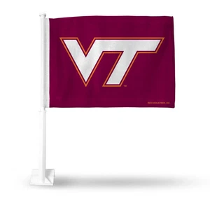 Virginia Tech Hokies Flag Car - Picture 1 of 1