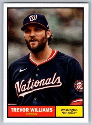 2024 Topps Archives Trevor Williams Washington Nationals #16 - Image 1 of 2