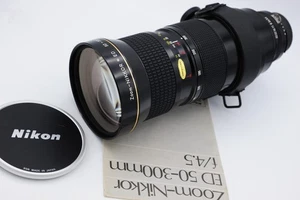 Nikon Zoom-Nikkor 50-300mm f/4.5 Ai ED Pro lens. Fantastic MINT- cond. +manual - Picture 1 of 12