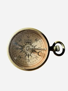 Antique Taylor LEEDAWL Compass PAT. APR. 20. 1915 WORKING - Picture 1 of 2