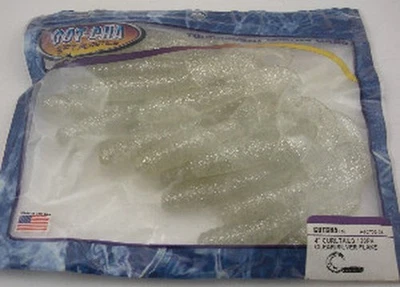 Sea Striker H4CT20-OS Got-Cha 4 " Klar/Silber Flake Curltail Maden 20Ct - Bild 1 von 2