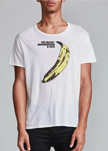 Camisa subterránea de terciopelo para hombre talla M Nico Banana Boy Warhol nueva con etiquetas - Imagen 1 de 3
