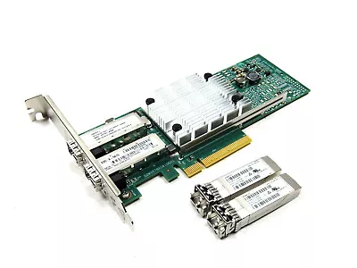 652503-B21 HP 530SFP+ 10GB PCI-E CARD 652501-001 656244-001 2 x SFP BOTH BRACKET - Image 1 of 2
