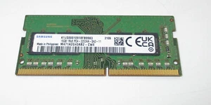 Samsung 16GB PC4-25600 PC4 3200AA-SA2-11 DDR4 1RX8 3200MHz 260pin Memory Ram - Picture 1 of 4