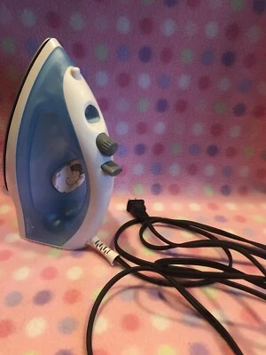 Aparato de plancha de vapor RIVAL Clothing azul y blanco ¡Funciona muy bien! Foto 1 de 4