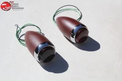 39 Chevy Tail Light Lamps Custom Pickup Truck Hot Rat Street Rod Panel Stop Turn - Image 1 of 4