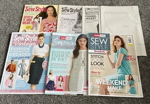 Supercrafts Sew Style Magazine Bundle X 4 Incl 4 Patterns Not Related To Mags Sh - Foto 1 di 13