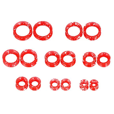 16-22 件套白斑薄耳皮隧道硅胶耳规耳塞 8g-3/4 — 第 1/4 张图片